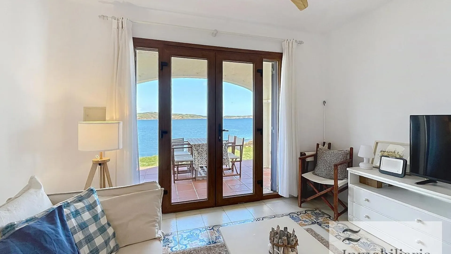 P82. Apartamento Marinero Con Wifi Y Aire Acondicionado Fornells  Lägenhet